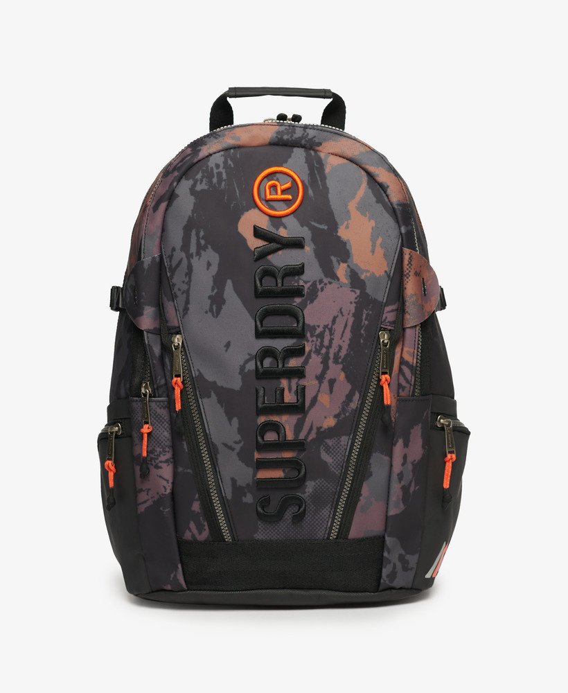 rugzak met geborduurd zeildoek in berggaascamouflage