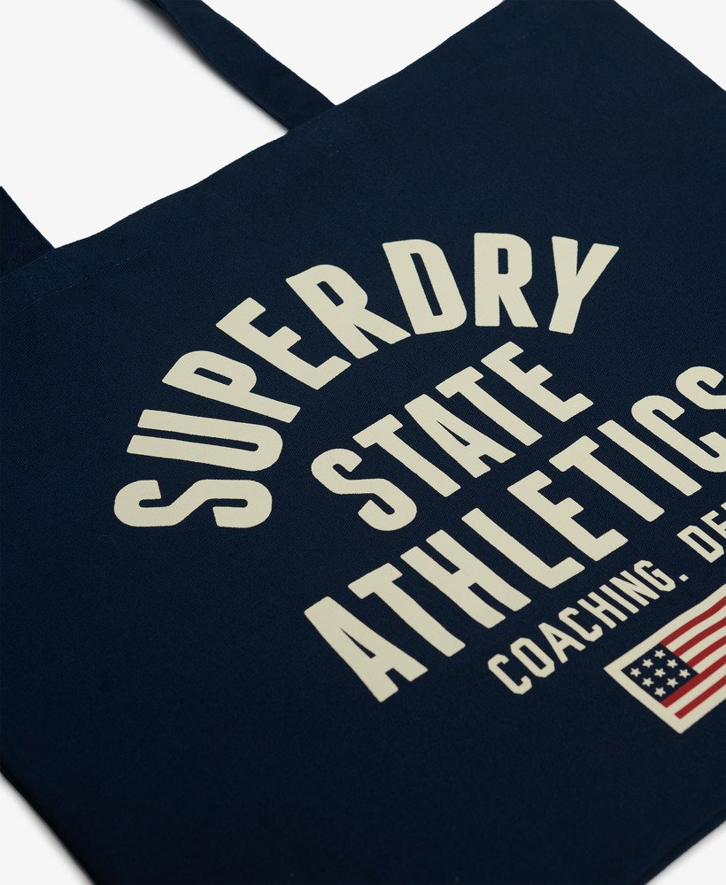 superdry tote in richest navy