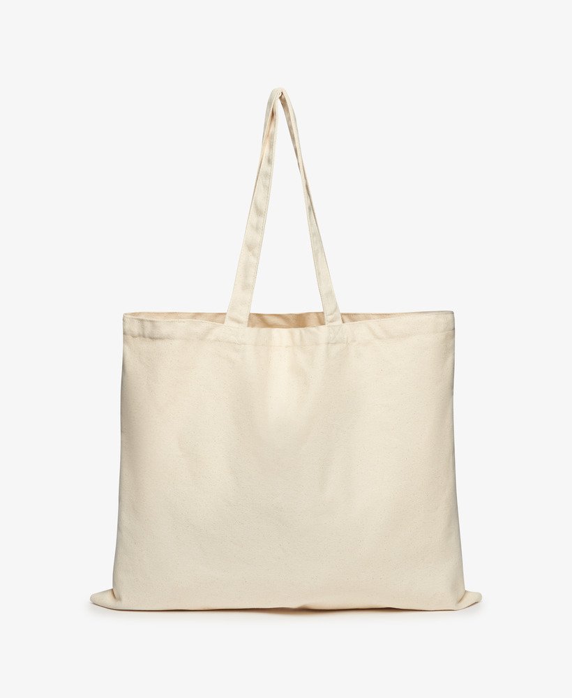 superdry tote in naturelbruinwigblauw