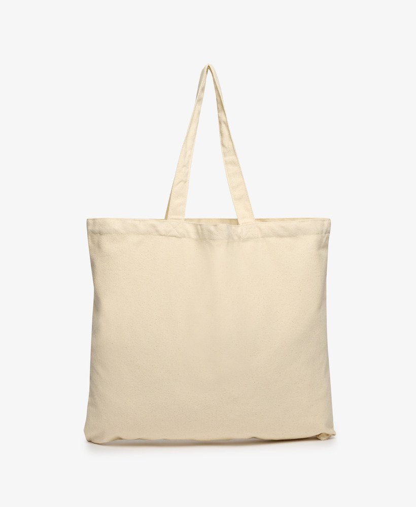 superdry tote in naturelbruinemaillegroen
