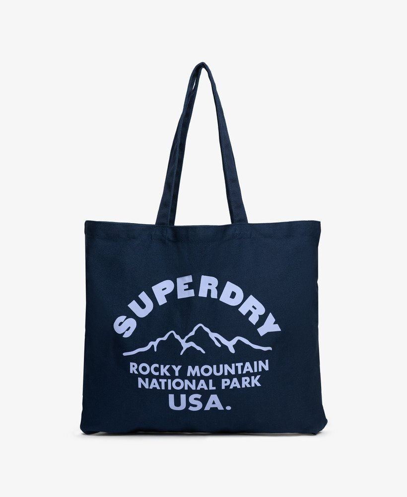 superdry tote in richest navyblue heron