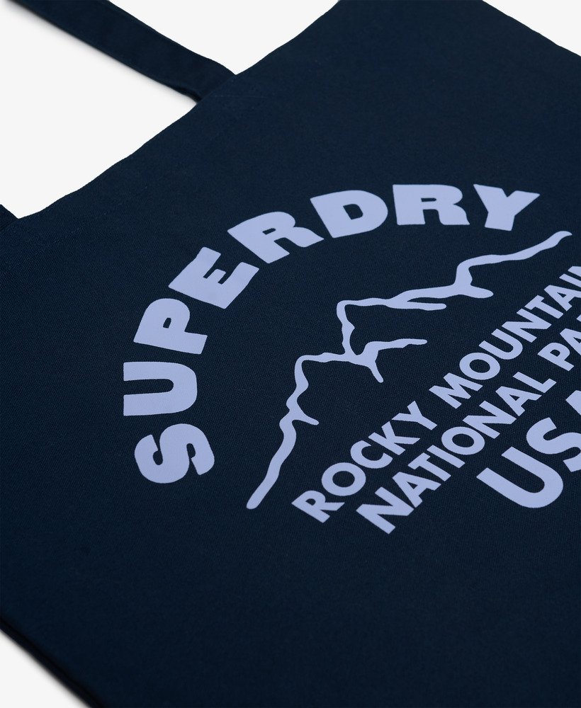 superdry tote in richest navyblue heron