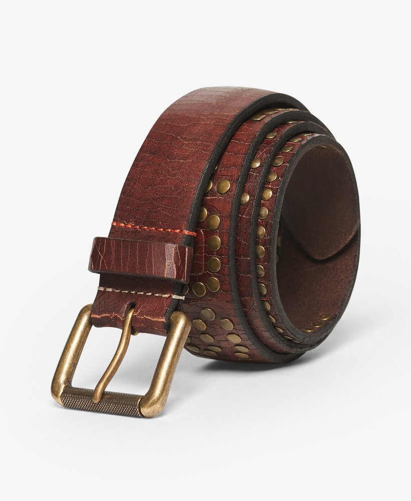 logo goods riem in bruin
