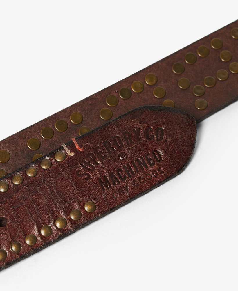 logo goods riem in bruin