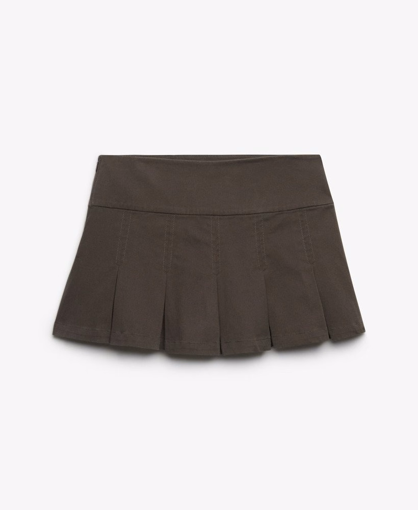 Bench Logo geplooide twill minirok