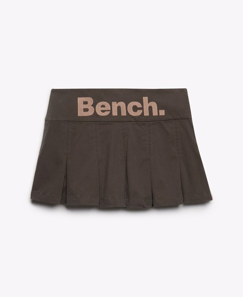 Bench Logo geplooide twill minirok