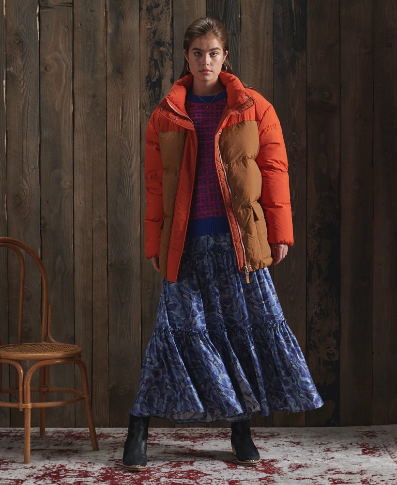 limited edition dry printed zijden jurk met blauwe bloemenprint