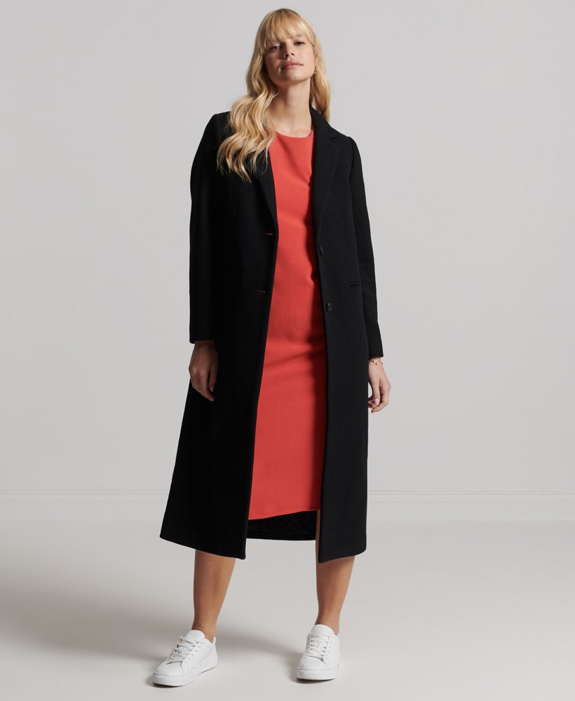 studios midi-jurk met lange mouwen in de kleur pureed pumpkin