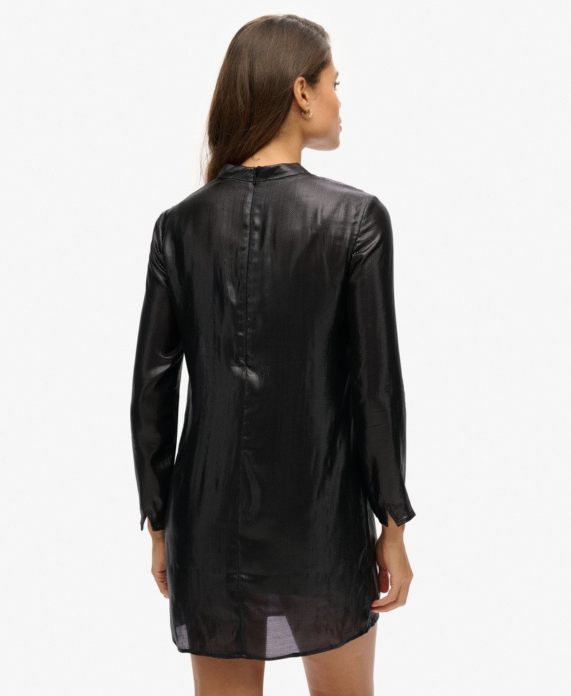 studios sparkle jurk in zwart