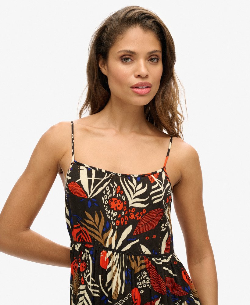 mini strandjurkje met camisole in de print i see you.