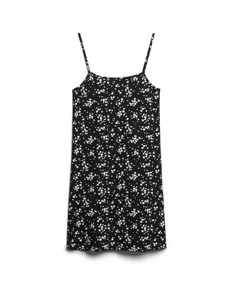 bedrukte cami-jersey minijurk in sasha daisy-print