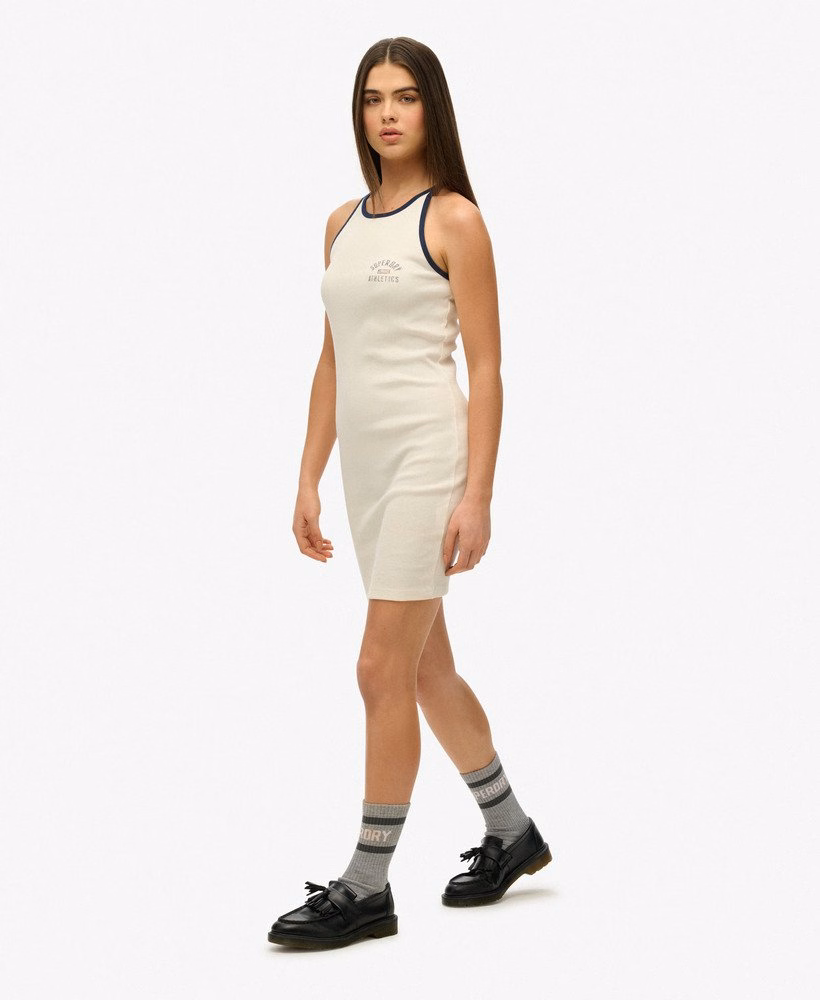 Athletic Essentials geribbelde tankjurk