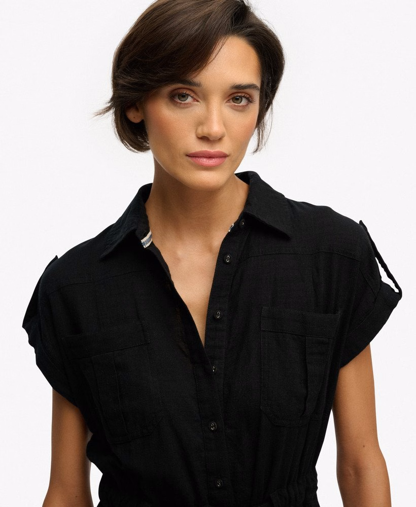 Playsuit met riem en handige functies