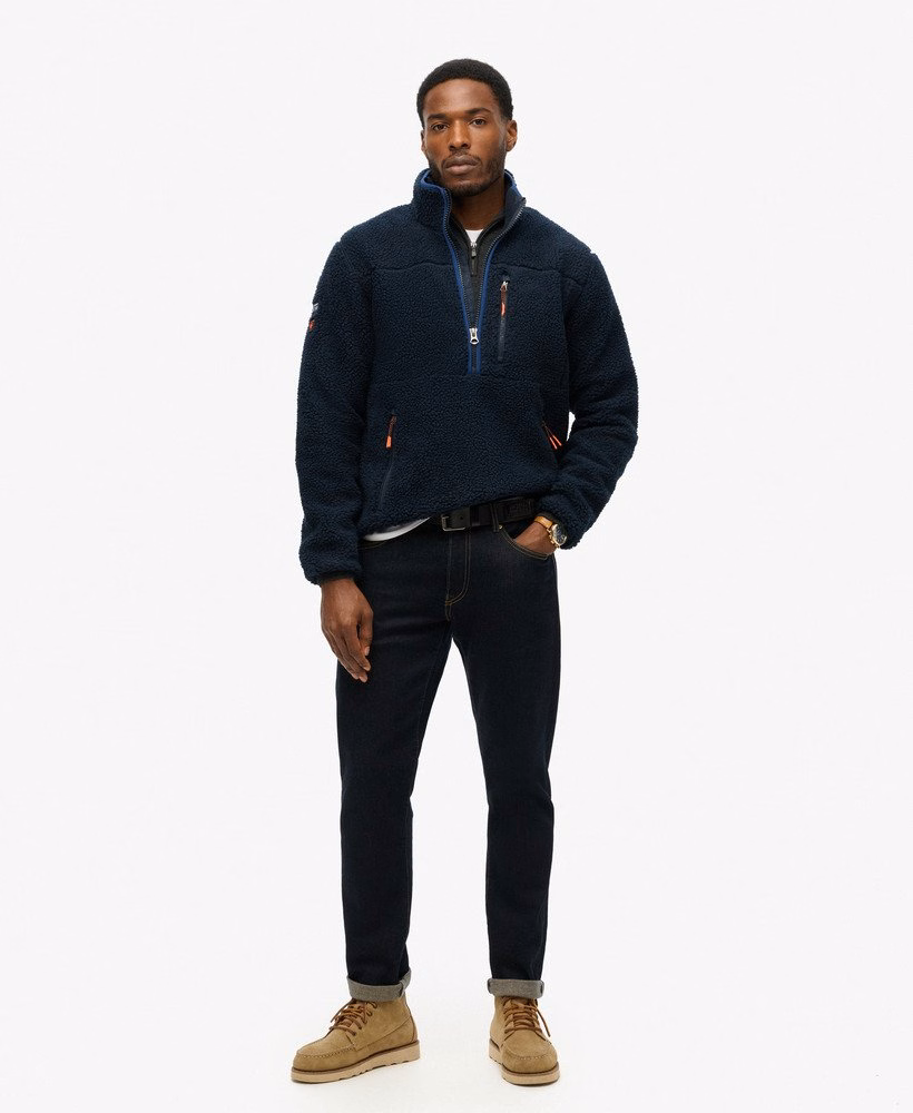 Outdoor Sherpa fleece met halve rits