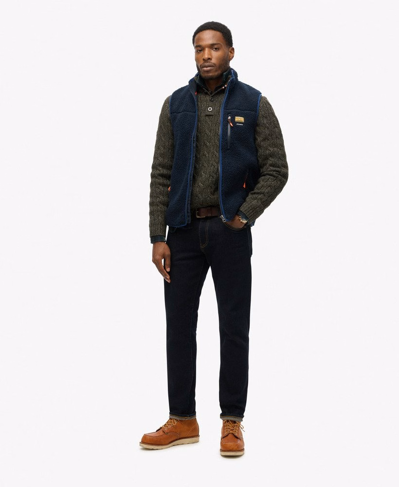 Outdoor fleece vest