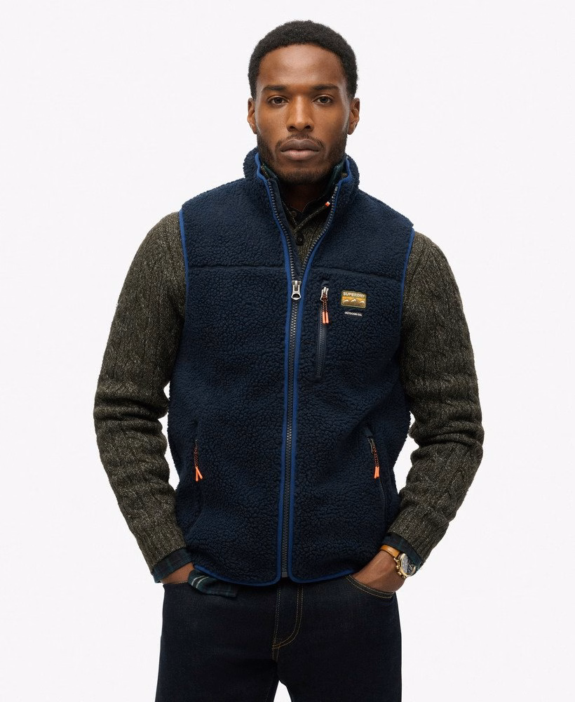 Outdoor fleece vest