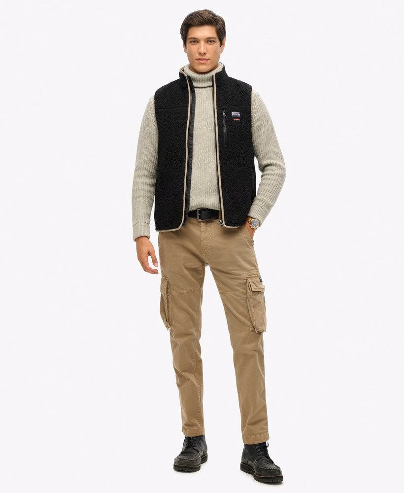 Outdoor fleece vest