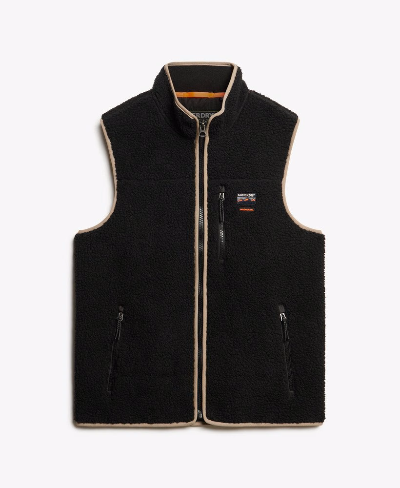Outdoor fleece vest