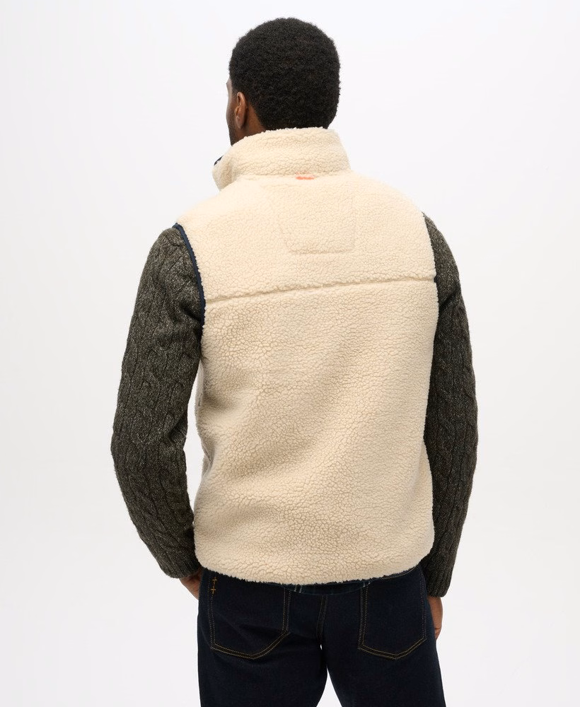 Vintage retro Borgfleece gilet