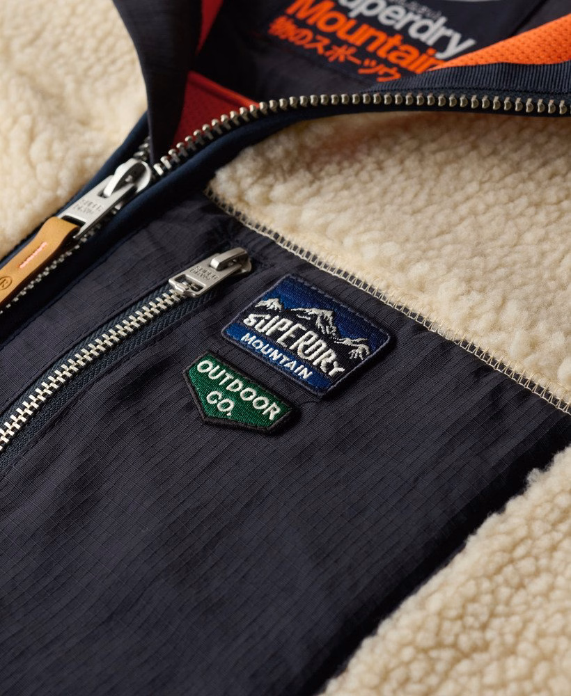 Vintage retro Borgfleece gilet
