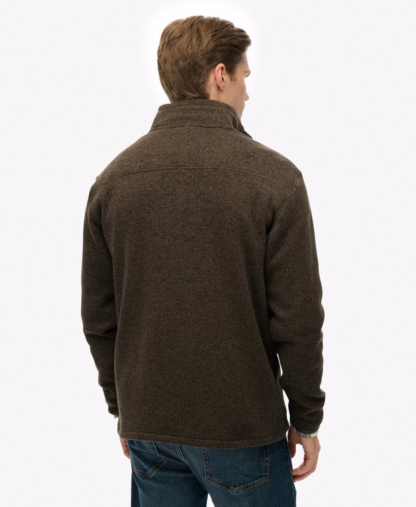 Storm Fleece Trui met Halve Rits