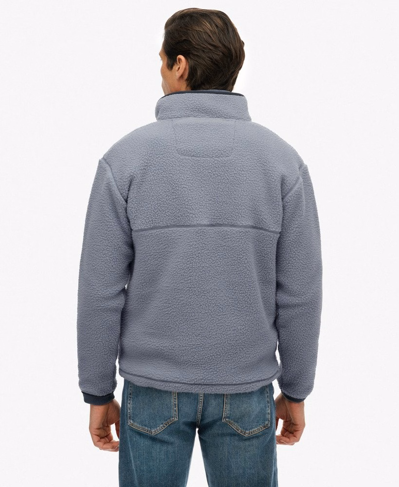 Fuji fleecevest met drukknoopsluiting