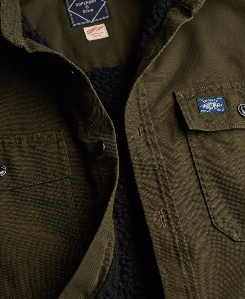 Vintage Borg gevoerd Miller overshirt