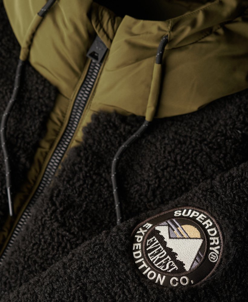 everest bomber hybrid jacket in grijs gemêleerdjaffa