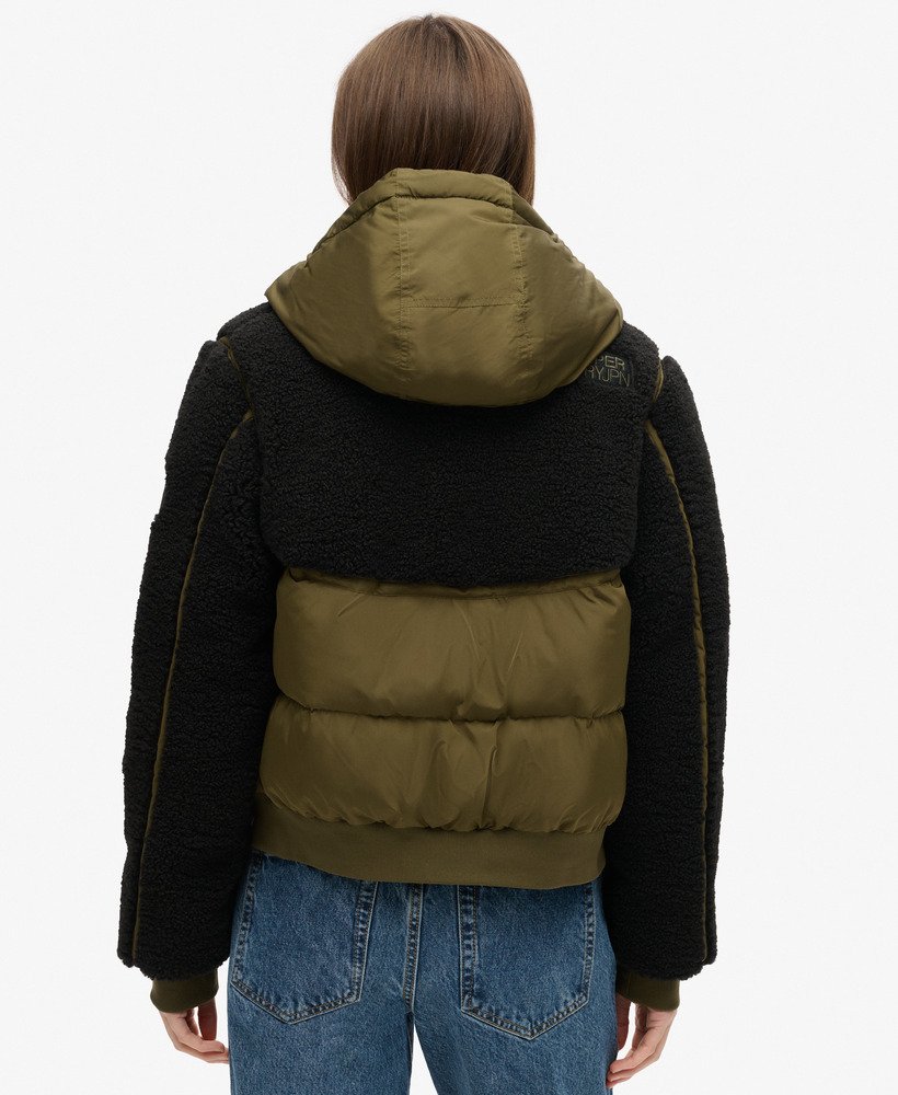 everest bomber hybrid jacket in grijs gemêleerdjaffa
