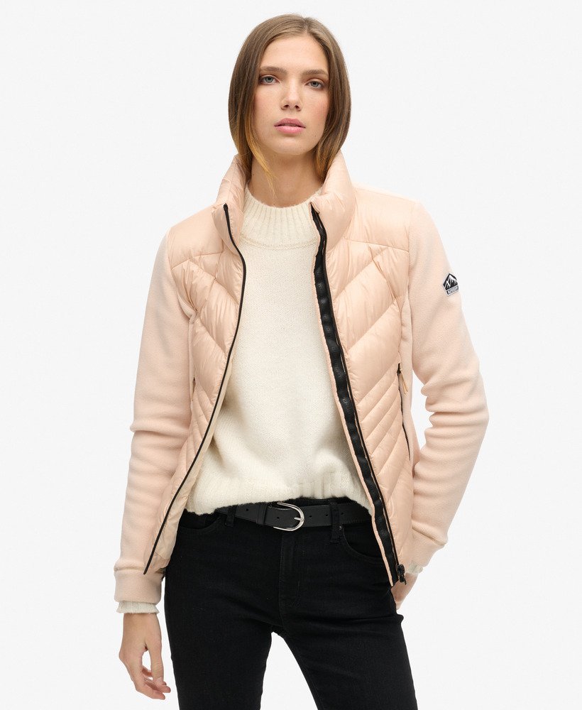 storm fleece jacket in frappe beige