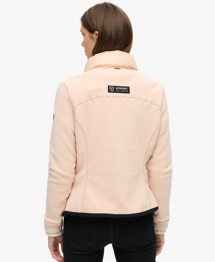 storm fleece jacket in frappe beige