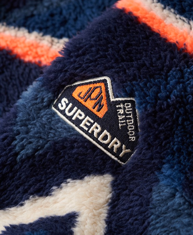 Superzachte teddyfleece met print