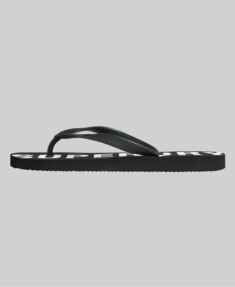 code core sport flip flops in zwartwit