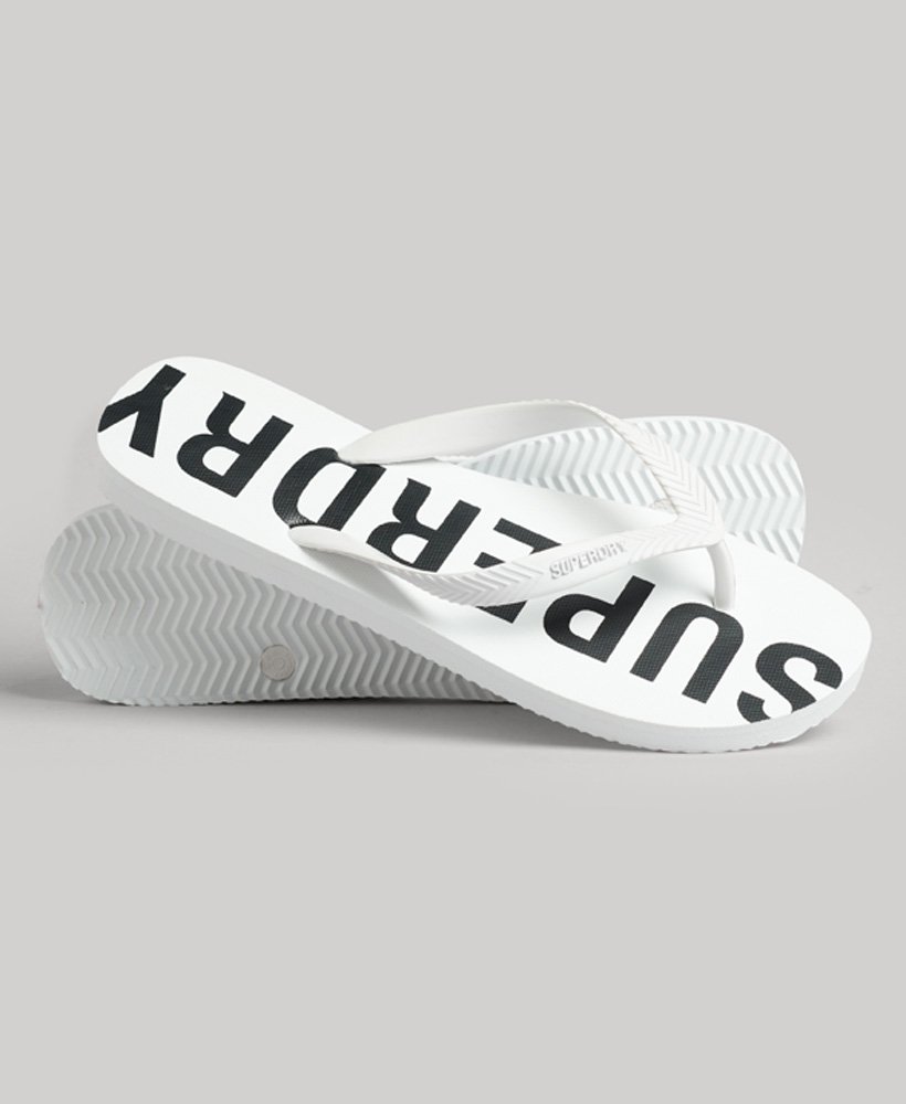 code core sport flip flops in opticblack
