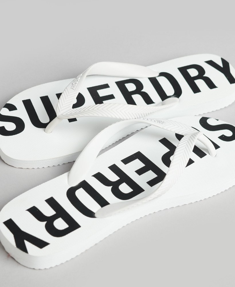 code core sport flip flops in opticblack