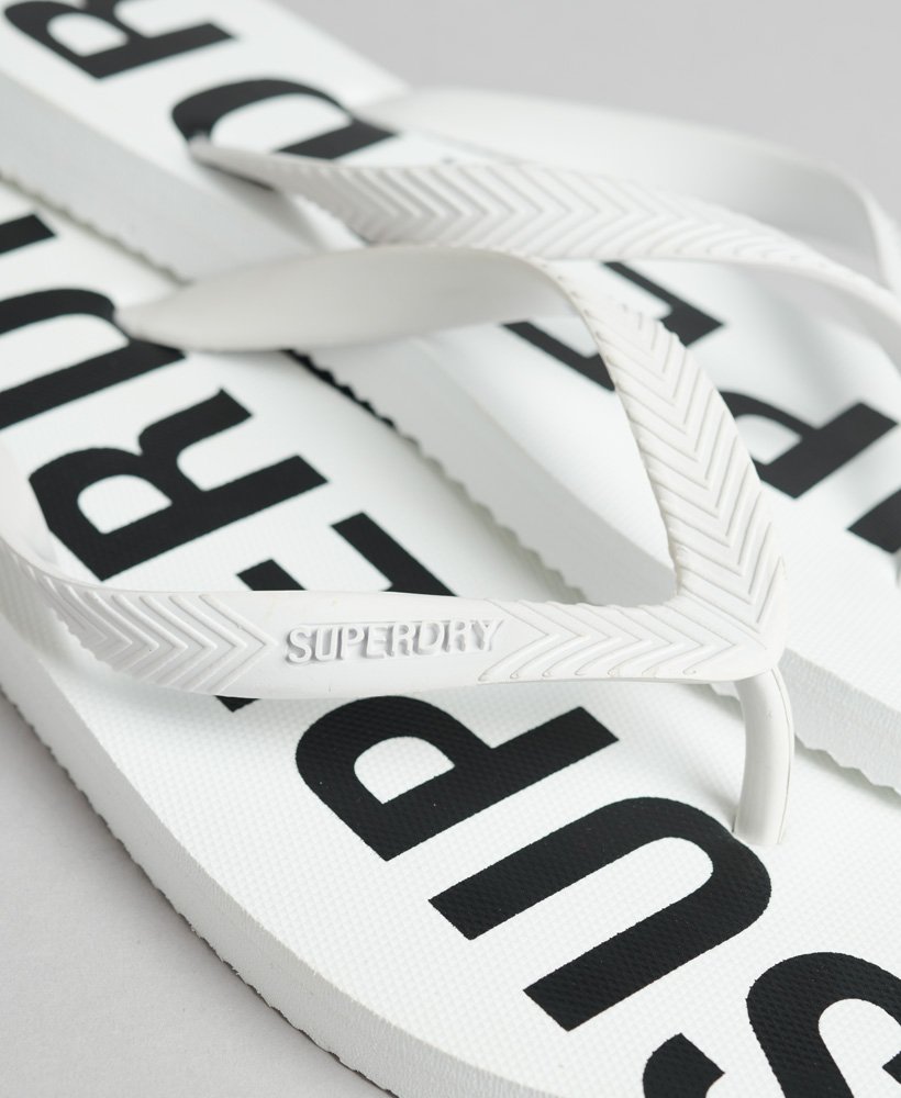 code core sport flip flops in opticblack