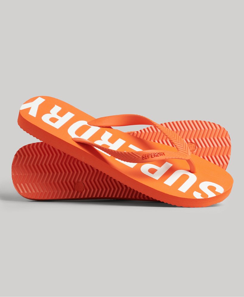 code core sport flip flops in oranjeoptisch