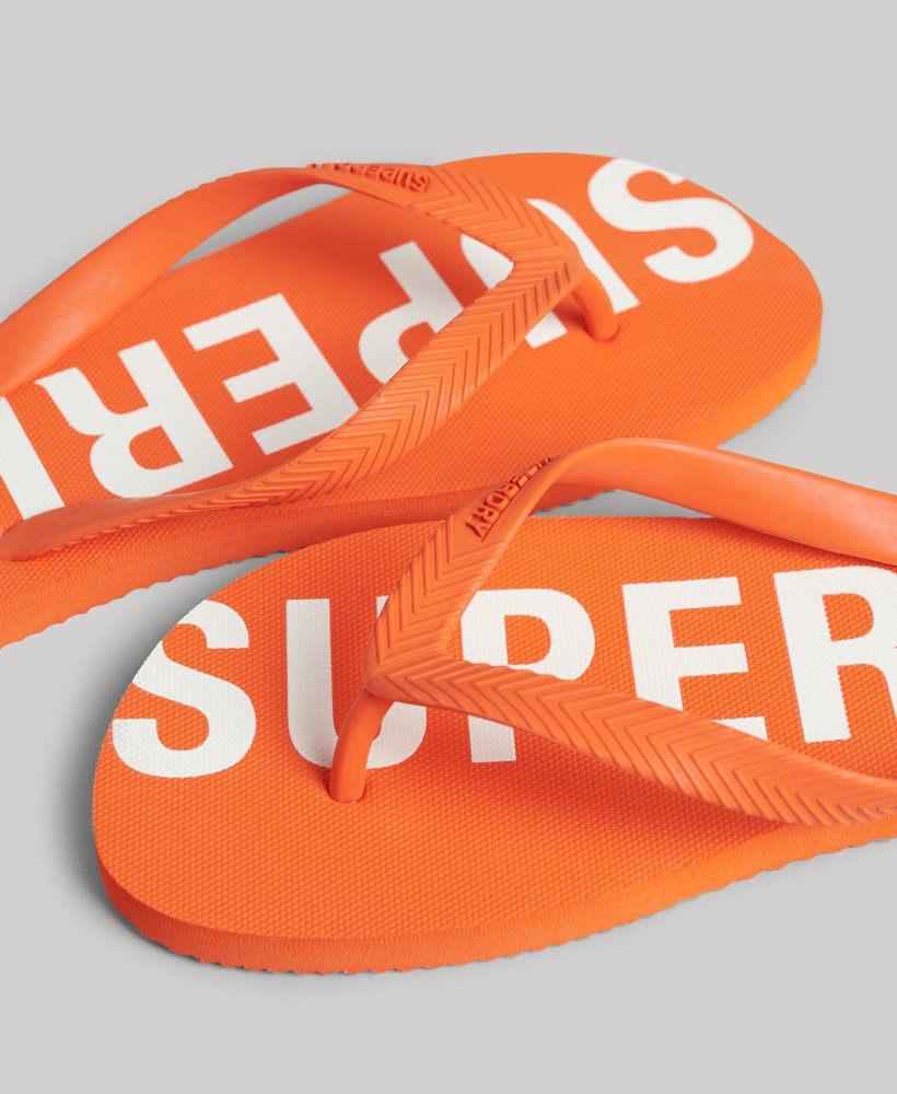 code core sport flip flops in oranjeoptisch