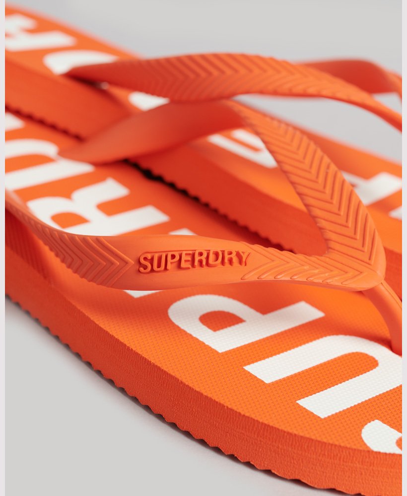 code core sport flip flops in oranjeoptisch