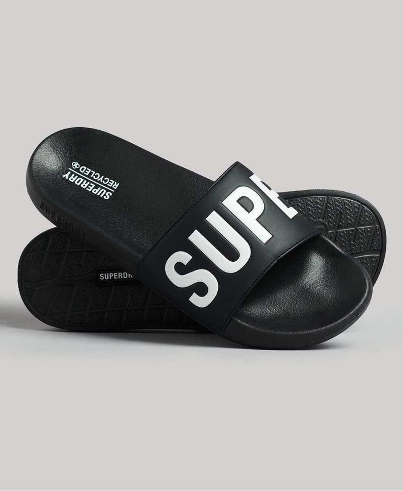 code core pool sliders in zwart-wit