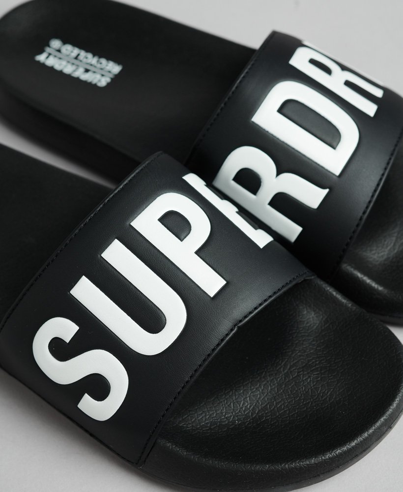 code core pool sliders in zwart-wit