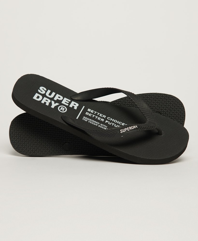 studios teenslippers in zwart