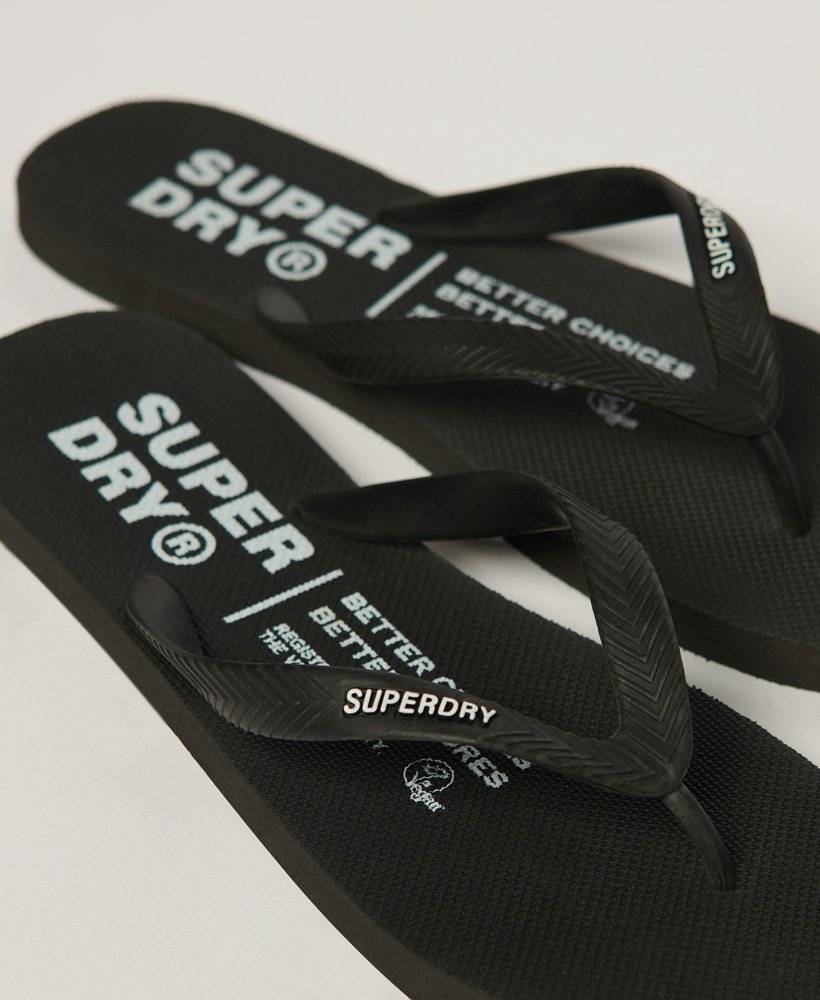 studios teenslippers in zwart