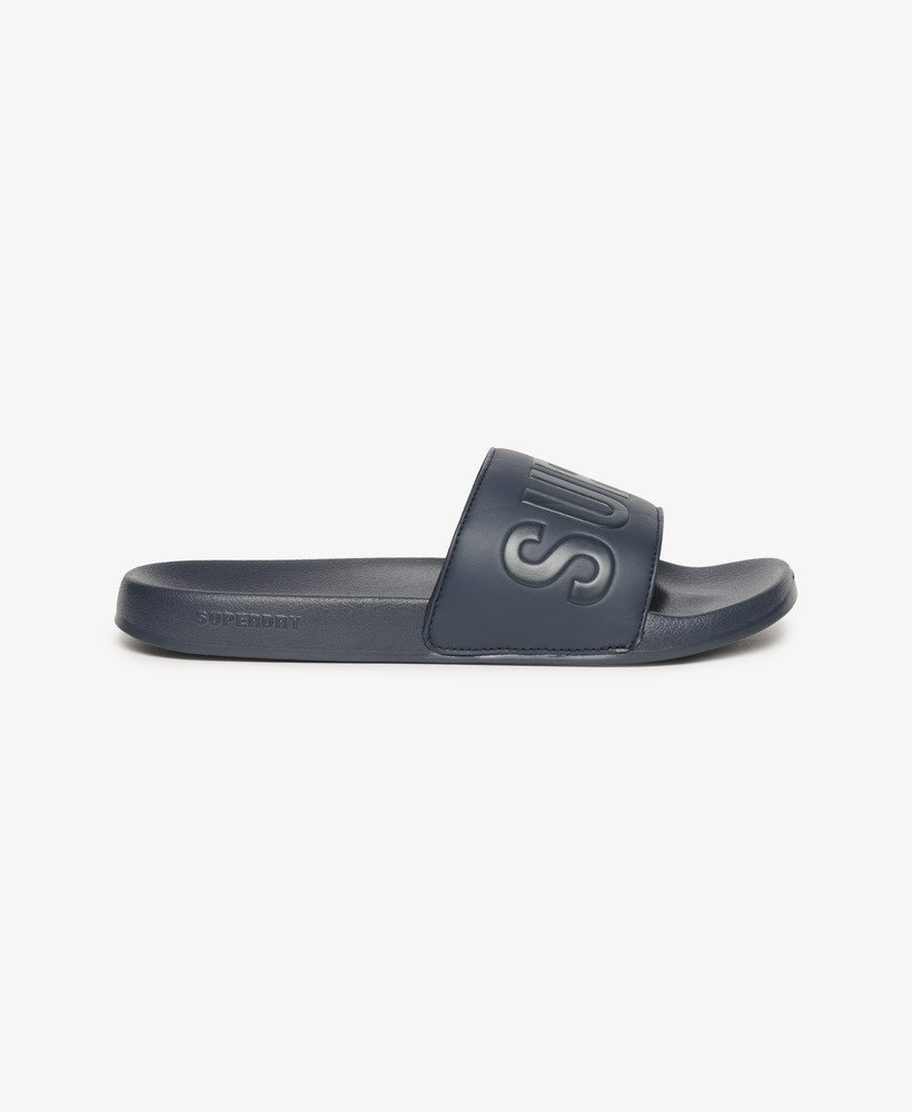 vegan core zwembadslippers in diepblauwdiepblauw