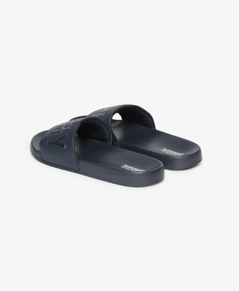 vegan core zwembadslippers in diepblauwdiepblauw