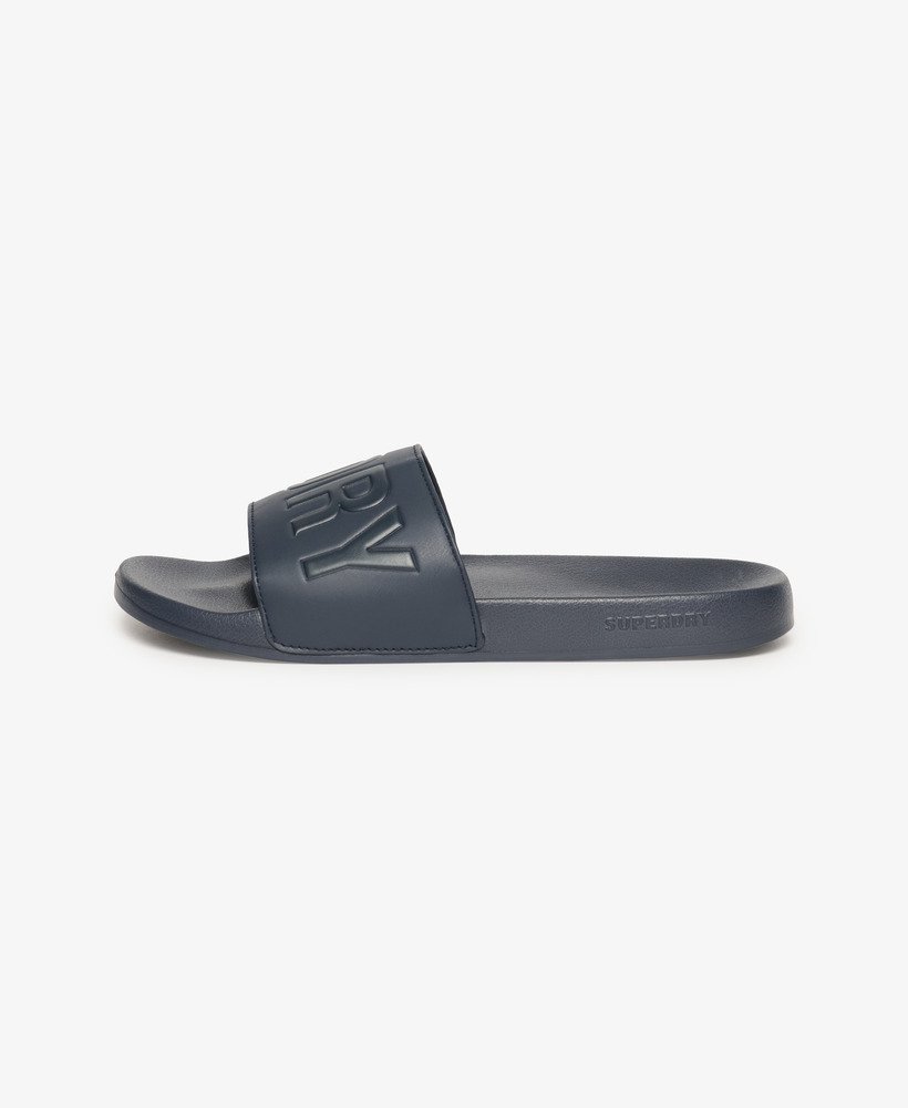 vegan core zwembadslippers in diepblauwdiepblauw
