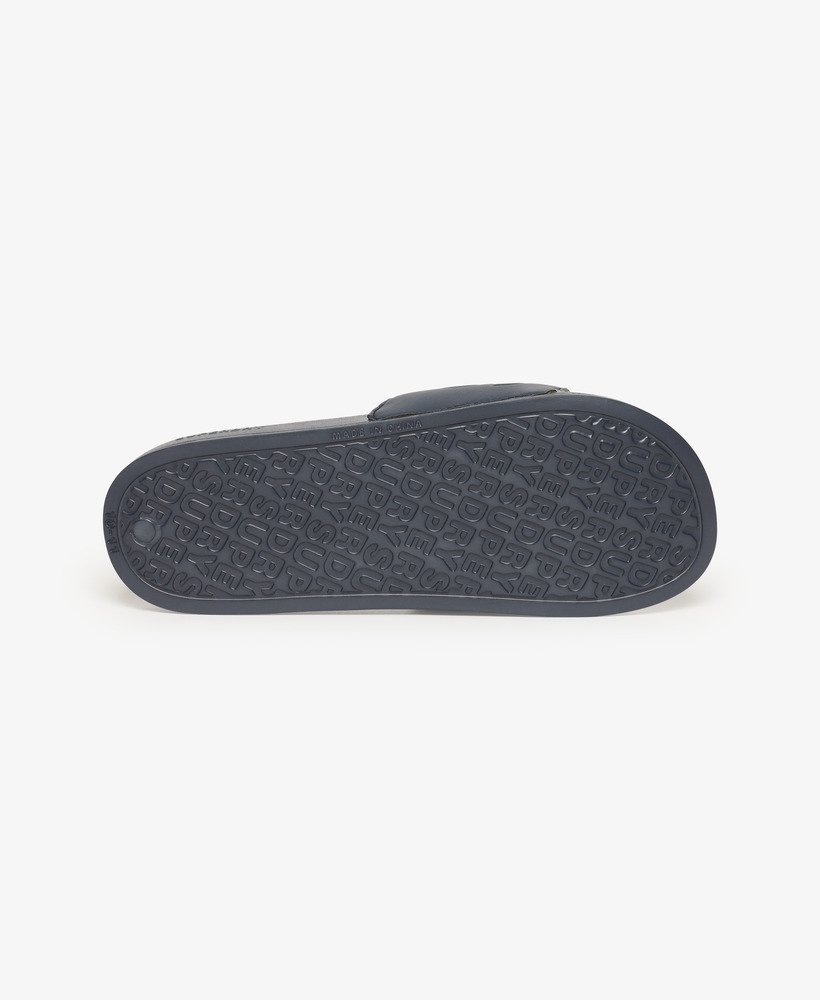 vegan core zwembadslippers in diepblauwdiepblauw