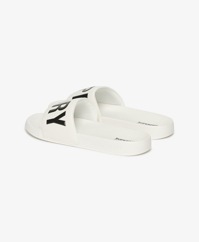 vegan core zwembadslippers in opticblack