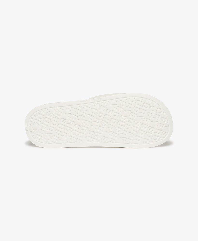 vegan core zwembadslippers in opticblack