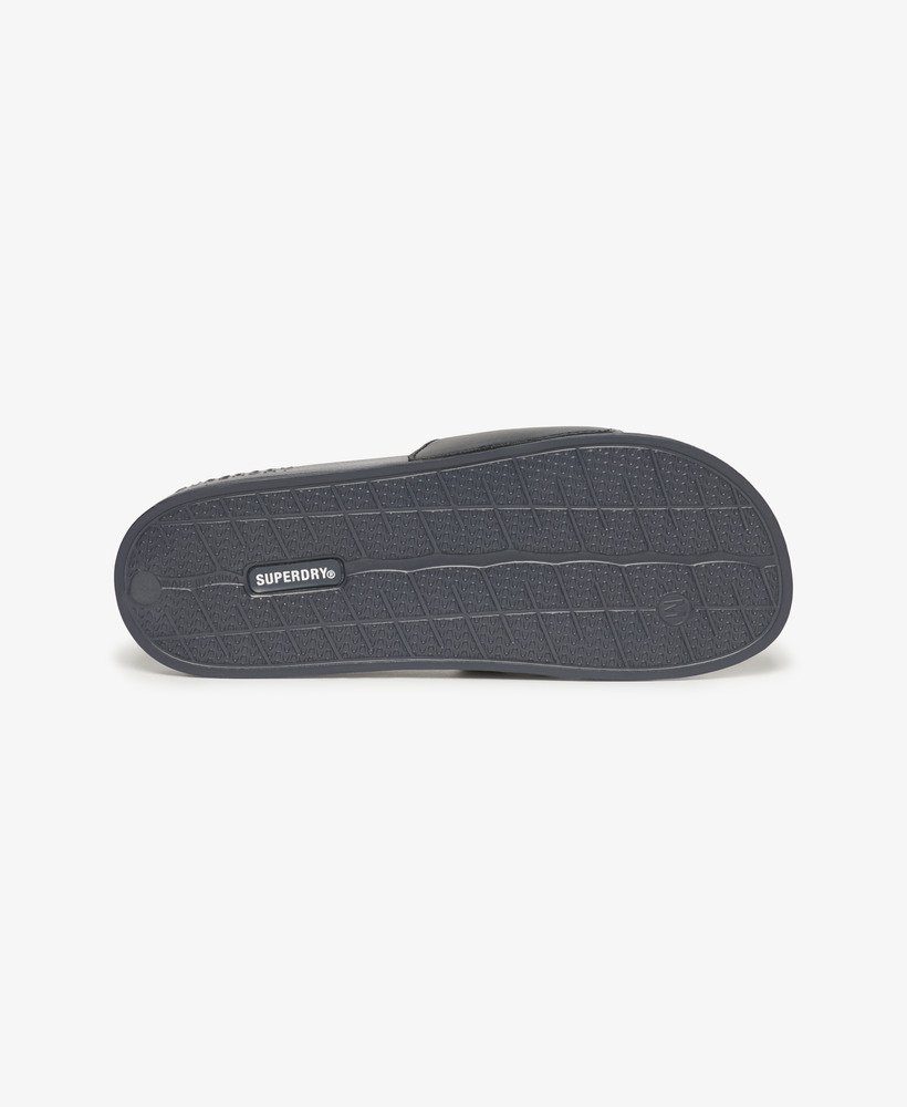 vegan core zwembadslippers in diepblauwoptisch